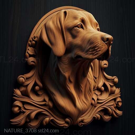 Nature and animals (st Dog 4, NATURE_3708) 3D models for cnc